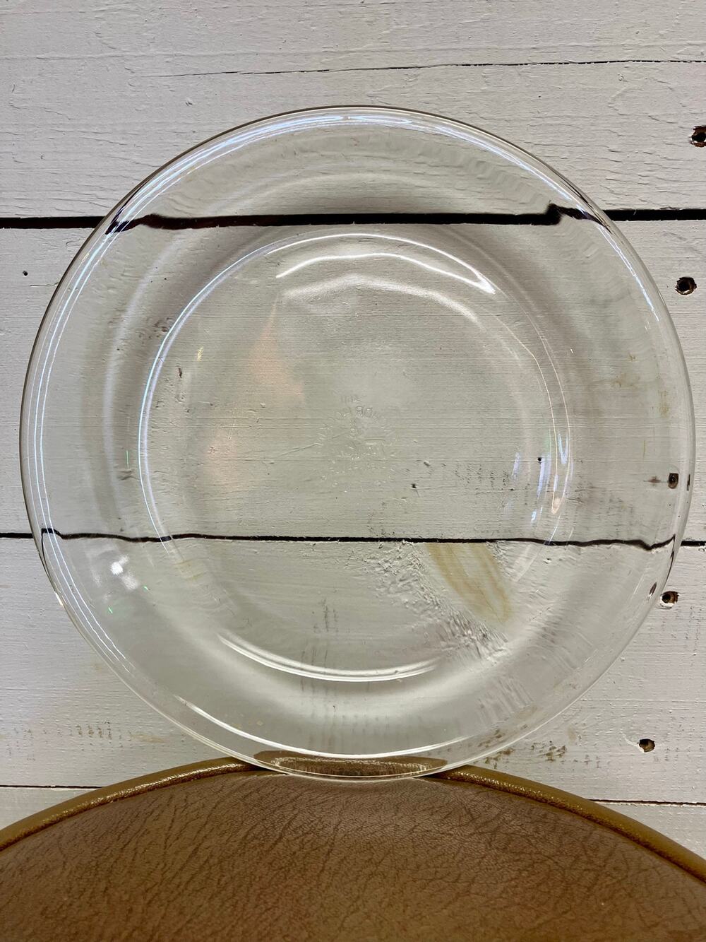 Anchor Hocking Glass Pie Pan.
